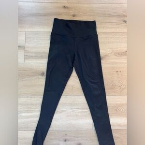 Athleta Black Ribbed Legging Size Small Never Worn